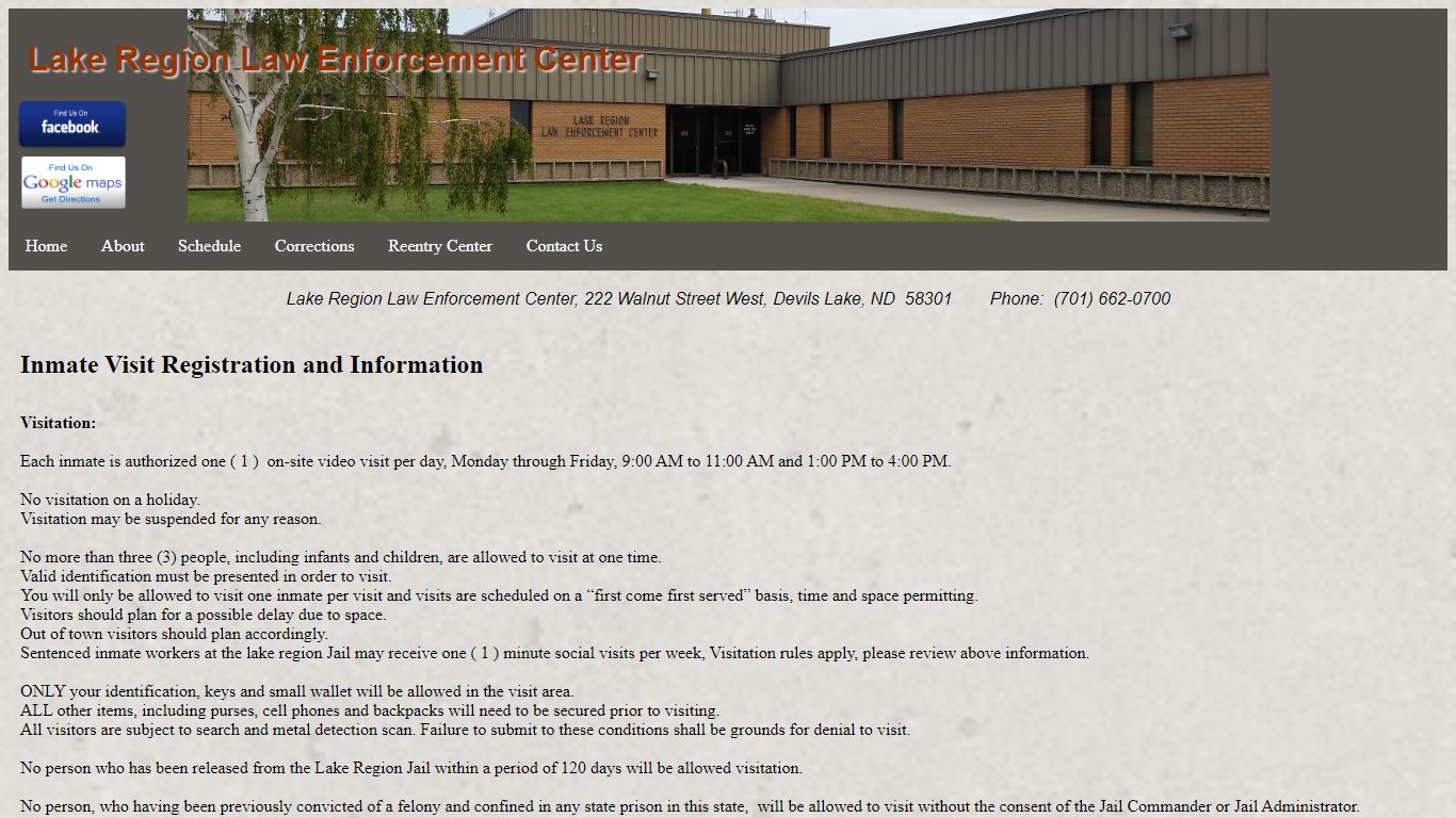 Lake Region Law Enforcement Center - lrlec.org